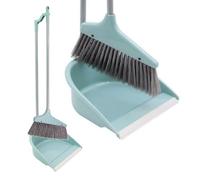 Anika 66069 Dustpan and Brush with Long Handle / Broom and Dustpan Set for Easy Cleaning and Indoor Sweeping for House, Kitchen, Wood Floor, Laminate, Tiles