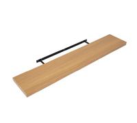 Anika Floating Shelf / 3 Separate Sizes & 4 Colour Options / 3.8cm Thick Hollowboard/Bedroom/Kitchen/Living Room/Office (Oak, 120cm)