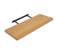 Anika Floating Shelf / 3 Separate Sizes & 4 Colour Options / 3.8cm Thick Hollowboard/Bedroom/Kitchen/Living Room/Office (Oak, 80cm)