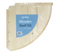 Anika Living Large Wooden Floating Corner Shelf