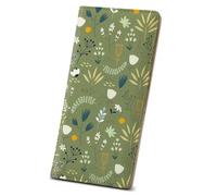 Anikathy Womens Wallet, Rfid Wallets for Women,Slim Thin Credit Card Holder Organizer Purse,PU Leather Cute Long Bifold Clutch Cash Wallet with Zipper Coin Pocket,Ladies Gift, Green Floral Print X