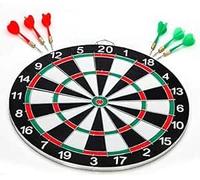 Anikees Bristle Dartboard Set with Darts - Professional Standard Dart Board, Staple-Free Bullseye, Wall Mounted Indoor Game Set