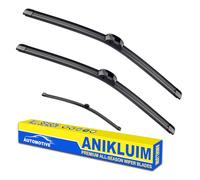 ANIKLUIM 26"+26" Wiper Blades with 14" Rear Wiper Blade Set Replacement for 2011-2016 Cayenne Volkswagen Touareg Windshield Wipers Original Factory Quality (Pack of 3)