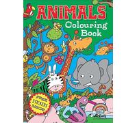 Anila's Animals Colouring Book with Stickers. (Ideal for Children Aged 3-8).