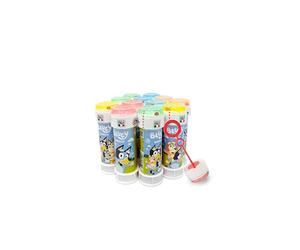 Anila's Bluey Bubble Tubs with Wands, 60ml Solution & Maze Lid, Set of 12, Party Bag Fillers & Favours, Ages 3+