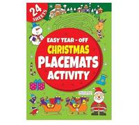 Anilas Complete Christmas Activity Gifts & Activity Books- Christmas Placemats Activity Book. (Perfect for Ages 3-8)