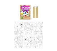Anila's Eco Friendly Mini Unicorn themed Colouring Sets that are sustainable and include colouring pencils. (Ideal for Children Aged 3-8)