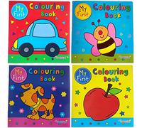 Anilas My First Colouring Book Set of 4 Colouring Books, Ideal for Toddlers, Nursery & Preschool Children (Ages 3-6)