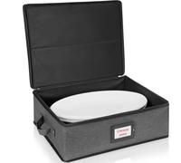 ANILD Platter Storage Case, Hard Shell Storage Case for Fork and Spoon, Protects and Organizes Cutlery, Ideal for Kitchen Organizing and Moving Supplies