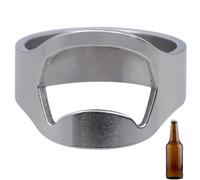 Anillo Abridor De Botellas - Herramienta De Bar Creativa | Abridor De Cerveza En Forma De Anillo De Dedo, Durable Inoxidable Maple, Ideal Para Fiestas, Cocina, Bar Y Reuniones Sociales