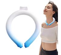 Anillo De Cuello De Enfriamiento - Tubo De Enfriamiento Del Cuello, Enfriador De Cuello De Envoltura De Hielo | Banda De Silicona Congelable Para Calor Al Aire Libre, Recuperación Deportiva, Comodidad