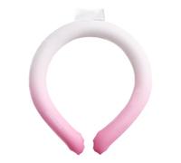 Anillo De Hielo Del Cuello - Banda De Enfriamiento Del Cuello, Anillo De Cuello Enfriante | Collar De Silicona Congelable Reutilizable para De Calor De Verano, Ejercicio Al Aire Libre, Deportes