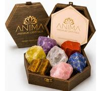 Anima® 7 Chakra Healing Crystals Set for Energy Alignment & Balance