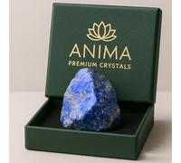 Anima Lapis Lazuli Stone - Large 4-5cm Royal Blue Natural Raw Lapis Lazuli Crystal for Wisdom, Truth & Communication - Ethically Sourced, Presented in Elegant Gift Box
