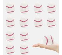 animacoser 12 PCS Baseball Easter Egg Fillable Baseball Easter Basket Stuffers Empty Plastic Softball Filled Easter Eggs