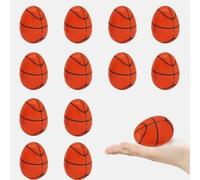 animacoser 12 PCS Basketball Easter Egg Fillable Sport Easter Basket Stuffers Empty Plastic Filled Easter Eggs