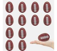 animacoser 12 PCS Rugby Easter Egg Fillable Sport Easter Basket Stuffers Empty Plastic Filled Easter Eggs