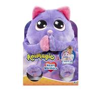 Animagic: Heart Warmers - Cat (Large) | Colour Changing Cuddly Companion with Reusable Heat Pack for Extra Comfort | For Kids Aged 4+