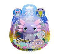 Animagic: Lets Glo Axolotl - Pastel | Your Glowing, Floating, Squishy Best Friend | Drop In Water To Watch Them Glow! | Interactive Electronic Pet |