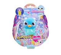 Animagic Let's Glo Platypus - Blue | Your Stretchy, Squishy, Light-Up Best Friend | Glows & Floats in Water! | Interactive Electronic Pet | For Kids Ages 4+