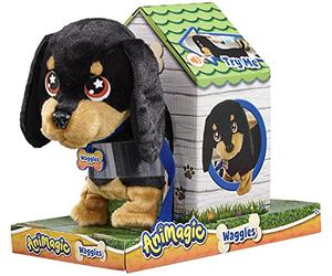 Animagic: Waggles the Dog | My Wiggling, Waggling, Walking Pup! | Interactive Walking Dog Who Barks and Wags His Tail | For Kids Aged 3+