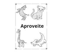 Animais fofos para colorir