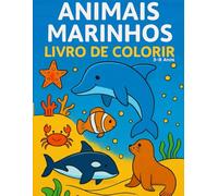 Animais Marinhos: Livro de Colorir