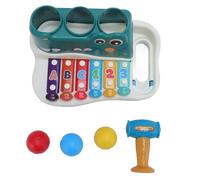 Animal - 2 in 1 Electronic Piano Keyboard Hand Knocking Toy, Early Learning Educational Toy for Kids