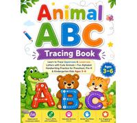 Animal ABC Tracing Book: Learn to Trace Uppercase & Lowercase Letters with Cute Animals • Fun Alphabet Handwriting Practice for Preschool, Pre-K & Kindergarten Kids Ages 3-6
