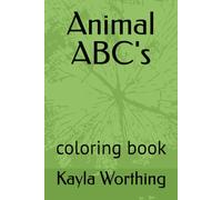Animal ABC's: coloring book