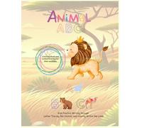 Animal ABC's: Coloring Book and Letter Tracing for Kids and Dads