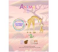 Animal ABC's: Coloring Book and Letter Tracing for Kids and Moms