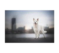 Animal Adult Puzzles 1000 PCS Dog Graphic Puzzle, for Kids Adults Family Activity Large Puzzle 50x70CM