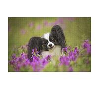 Animal Adults Puzzle Sets 1000 PCS Dog Graphic Puzzles, for Childrens Adults Ideal for Relax Meditation Hobby Premium Puzzles 26x38CM