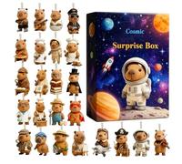 Animal Advent Calendar - Two-Dimensional Acrylic Cute Collectibles | 24 Days Countdown Capybara Decoration Item for Christmas Tree, for Decoration on the Car Rear View Mirror, for Holiday Parties, for
