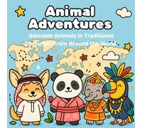 Animal Adventures: Adorable Animals in Traditional Costumes from Around the World - A Wholesome Coloring Adventure