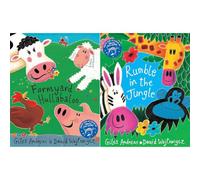 Animal Adventures Collection: 2-Book Set by Giles Andreae & David Wojtowycz (Farmyard Hullabaloo, Rumble in the Jungle)