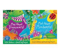 Animal Adventures Collection: 2-Book Set by Giles Andreae & David Wojtowycz (Mad About Dinosaurs!, Mad About Minibeasts!)