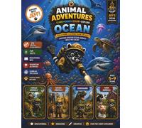 Animal Adventures: Ocean Animals Coloring Book: Educational Ocean Coloring Book for Kids Ages 5-9 | Learn & Color 25 Amazing Ocean Animals with Fun ... (Animal Adventures with Jeff the Explorer)