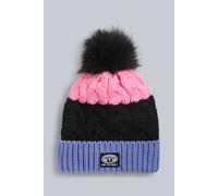 Animal 'Alex' Warm Cosy Ribbed Knit Polyana Fabric Comfortable Fit Beanie | Size: Small Animal Multicolor S
