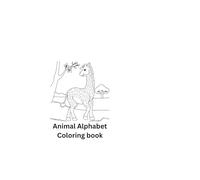 Animal alphabet coloring book