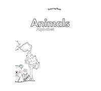 Animal Alphabet Coloring Book