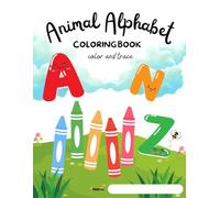 Animal Alphabet Coloring Book