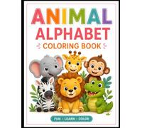 Animal Alphabet: Coloring Book
