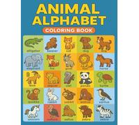 Animal Alphabet Coloring Book
