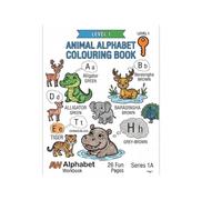 Animal Alphabet Coloring Book: An A to Z Journey with 26 Cute Creatures for Early Learners