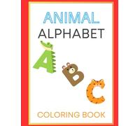 Animal Alphabet Tracing Coloring Book