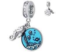 Animal and Insect Charms, 925 Sterling Silver Gold Turtle, Dog, Bunny, Honey Bee, Butterfly, Unicorn, Parrot, Frog Prince, Alligator, Dragonfly, Bear Cat, Owl, Seahorse, Panda, Elephant Beads, fits European Necklace Bracelet