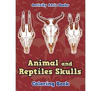 Animal and Reptiles Skulls Coloring Book