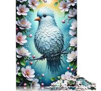 Animal Art Bird Puzzle for Adults 500 Piece Jigsaw Puzzle Game Rectangular Jigsaw for Adults Age 18 Birthday Gifts 500pcs (52x38cm)